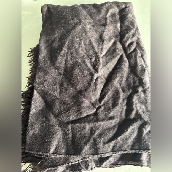 Gucci Chocolate Brown Silk and wool scarf Double G Logo Print - Picture 3 of 9